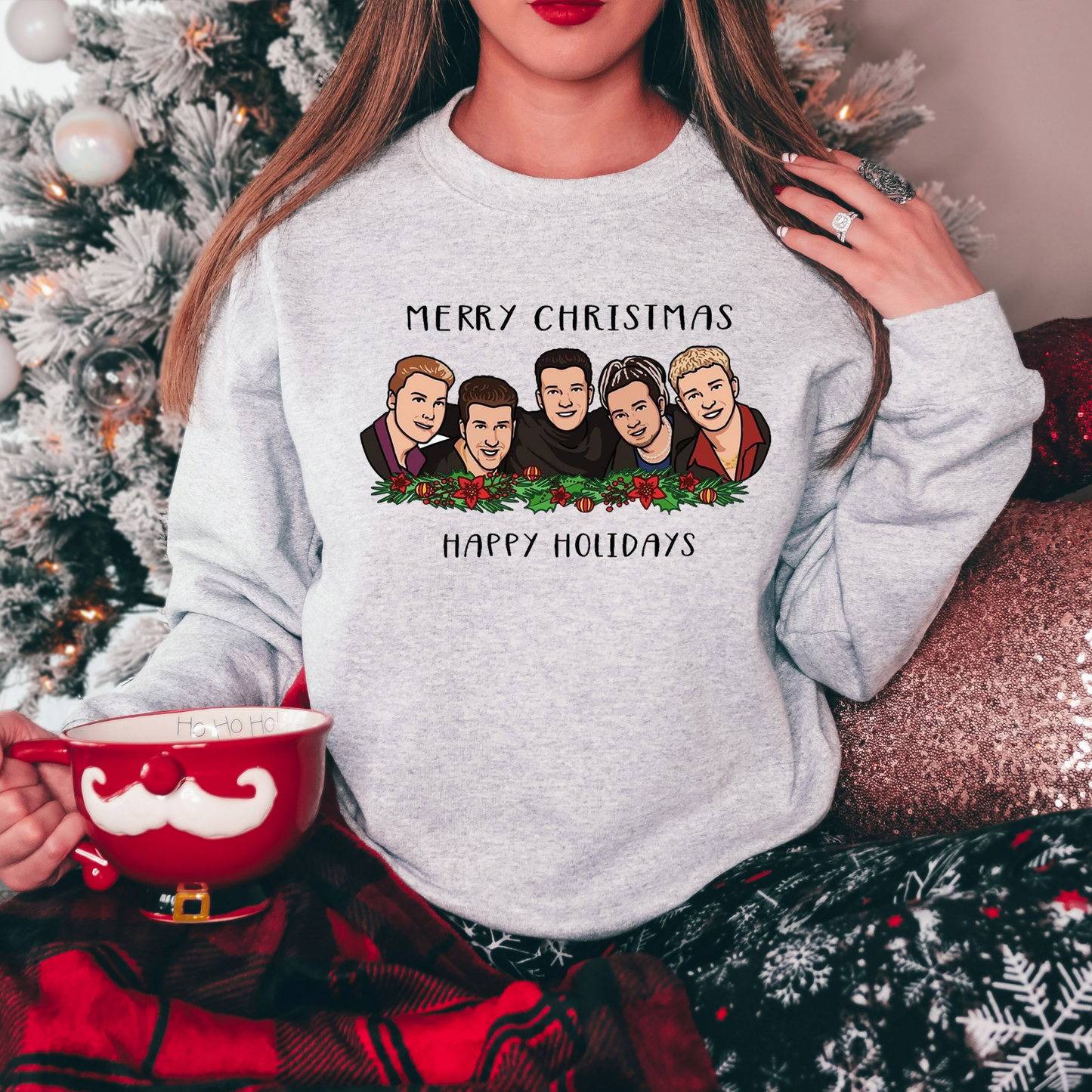 Nsync Merry Christmas Crewneck