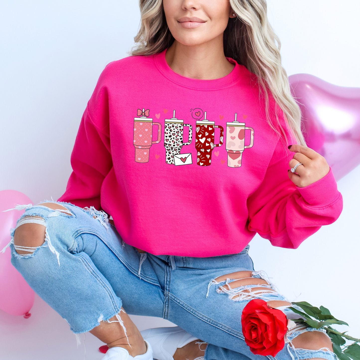 Valentine Tumbler Sweatshirt