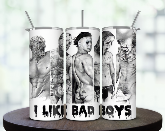 Bad Boys of Fall 20oz Skinny Tumbler