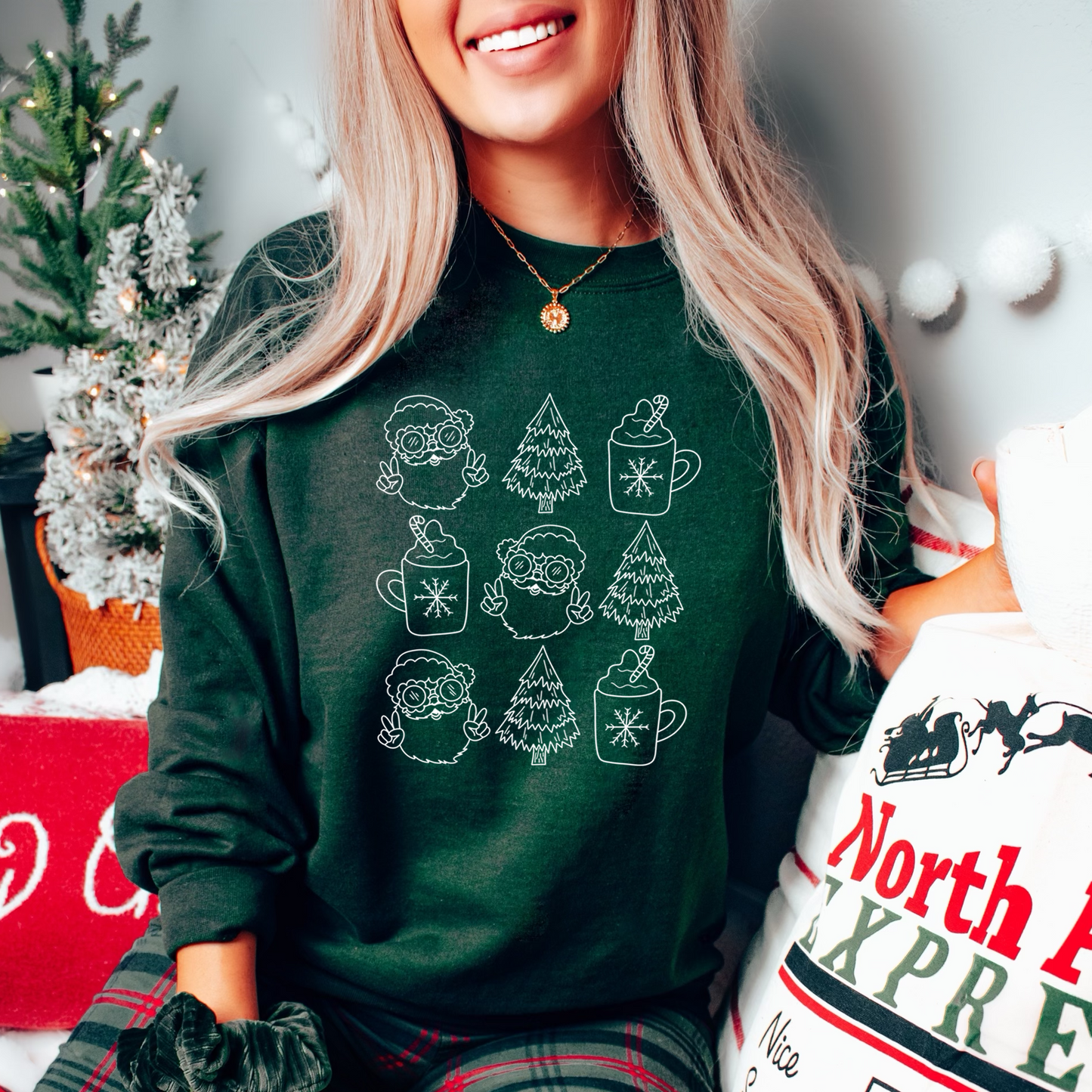 Christmas Doodles Crewneck