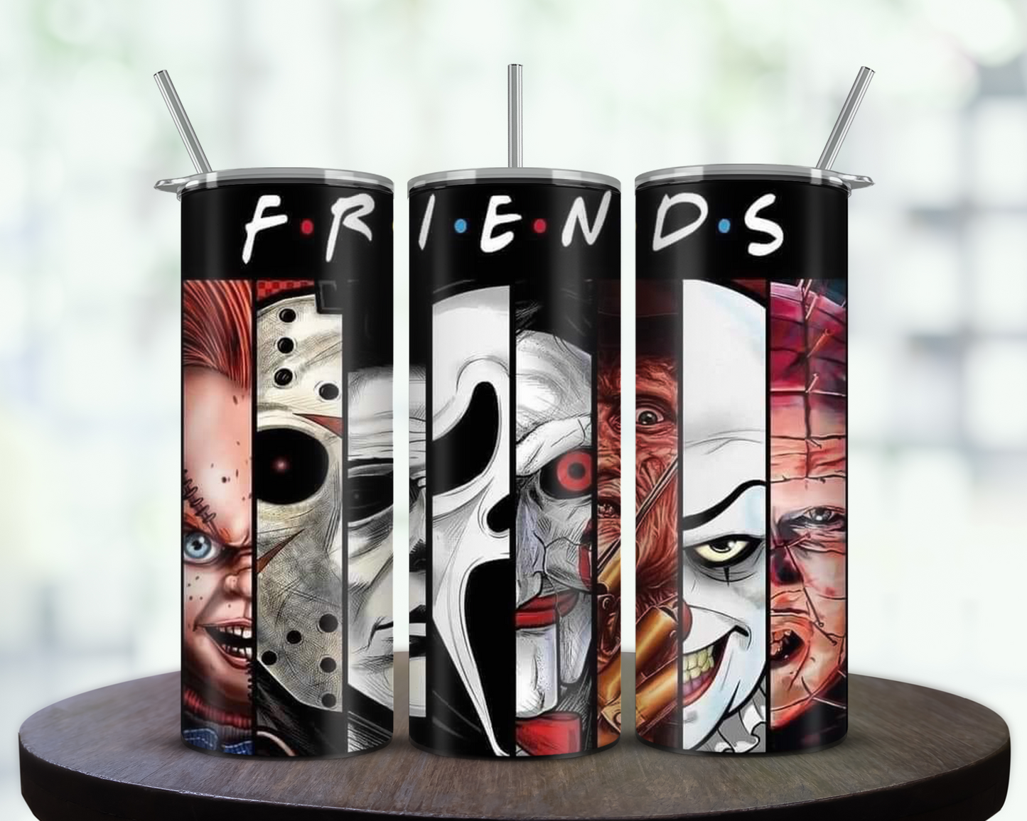 Halloween Friends 20oz Skinny Tumbler